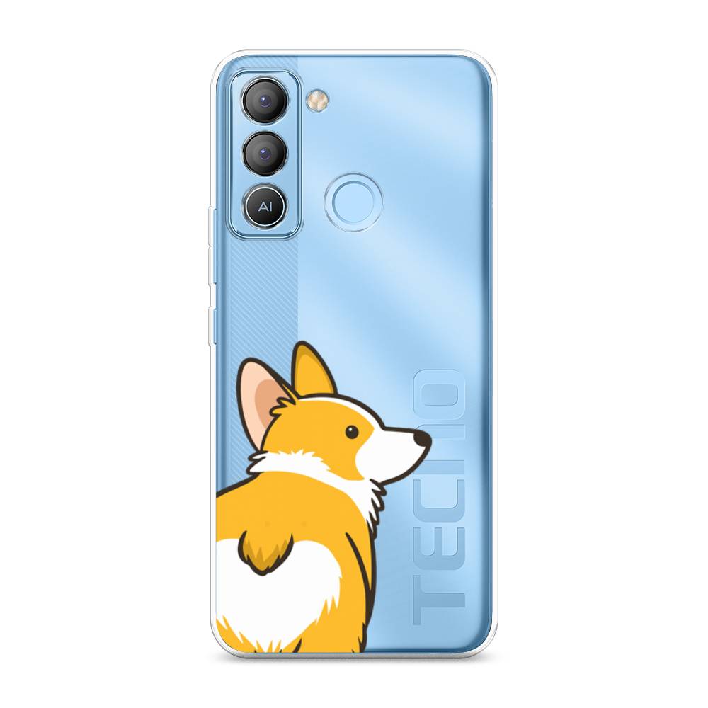 

Чехол Awog на Tecno POP 5 LTE "Корги следуй за мной", Желтый;бежевый;белый, 303050-2