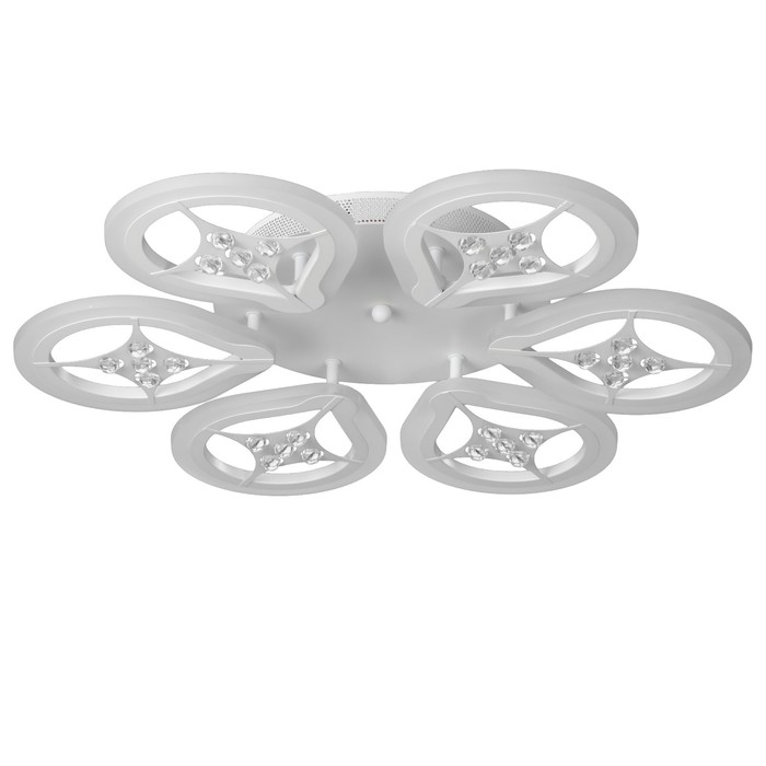 

Люстра с ПДУ 1546/6WT LED 96Вт 3000-6000К диммер белый 57х57х7 см