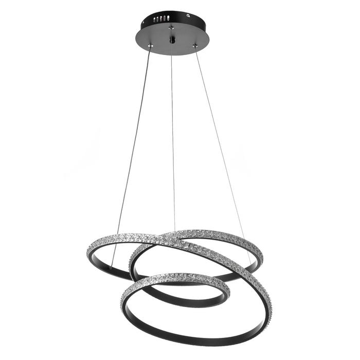 

Люстра с ПДУ 1536/1 LED 135Вт 3000-6000К диммер черный d.50см