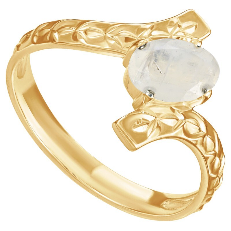 

Кольцо из серебра с лунным камнем р.  LAZURIT-ONLINE 8067YG, 8067YG