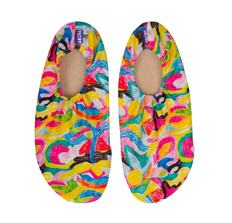 фото Обувь для бассейна aruna чешки, для девочек, размер 21-23, мелки, 1 пара