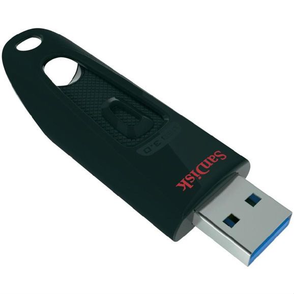 Флешка SanDisk Ultra 128ГБ Black (SDCZ48-128G-U46)