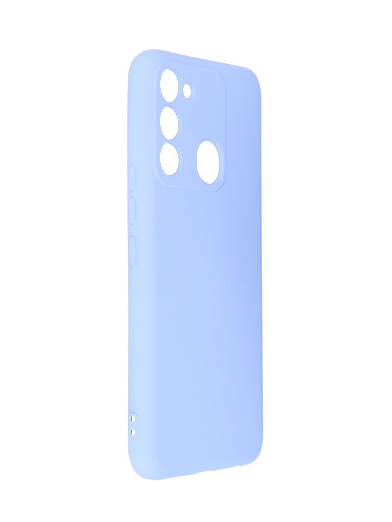 фото Чехол neypo для tecno spark 8c / spark go 2022 silicone 2.0mm light blue nsc54457