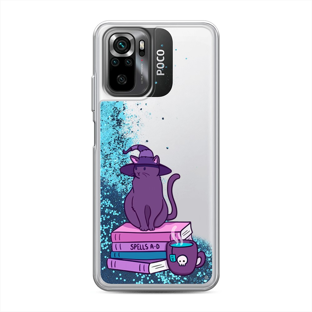 

Чехол Awog на Xiaomi Redmi Note 10/ Redmi Note 10S/ Poco M5s "Magic Cat", Розовый;черный, 316293-1