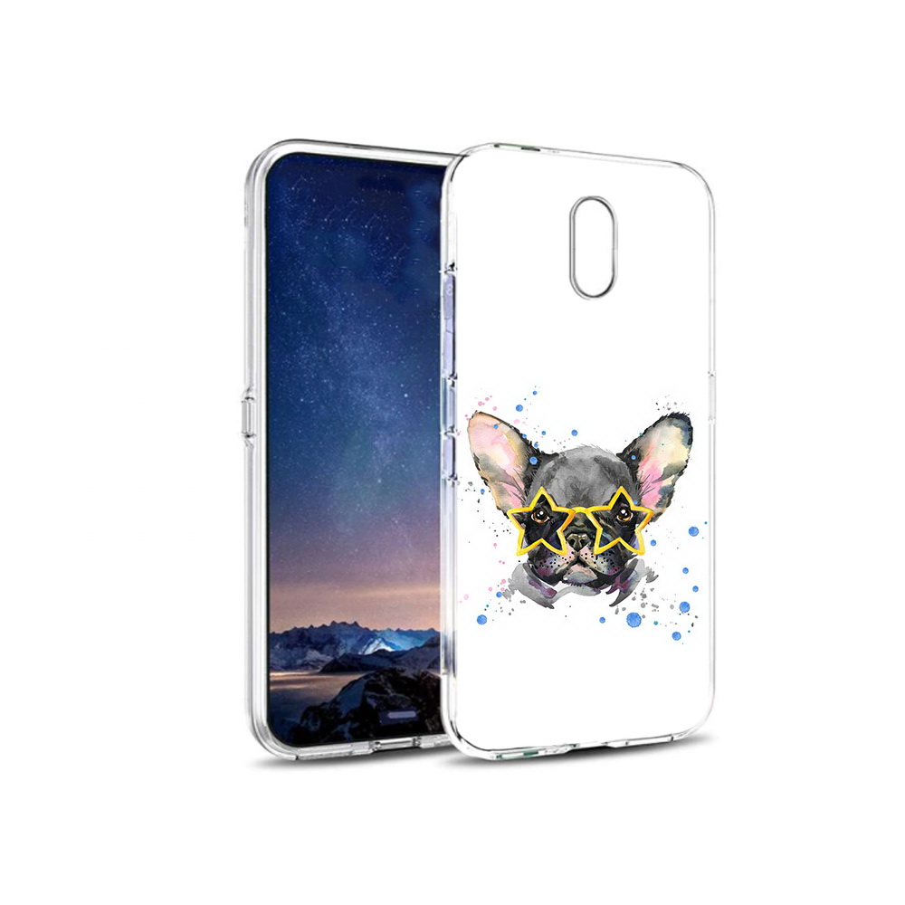 

Чехол MyPads Tocco для BQ 5016G буля в очках, Прозрачный, Tocco