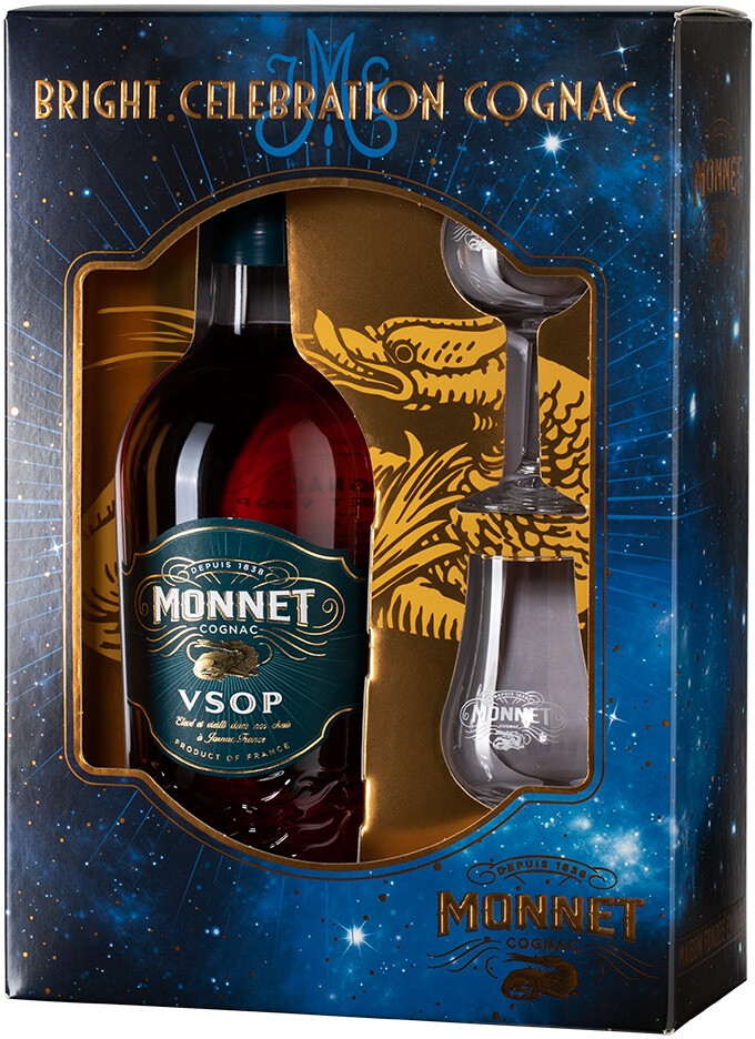 

Набор Коньяк Monnet Vsop 700 Мл С Двумя Бокалами