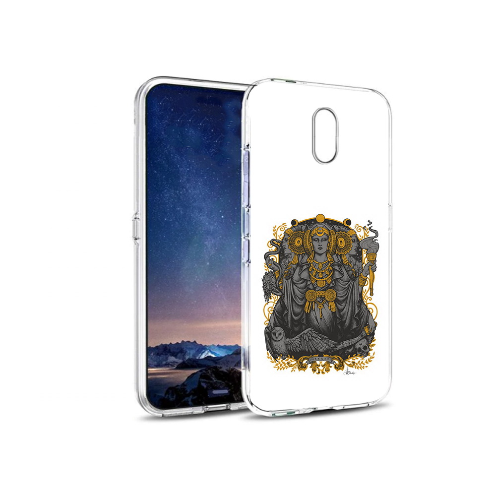 

Чехол MyPads Tocco для BQ 5016G божество с золотыми элементами, Прозрачный, Tocco