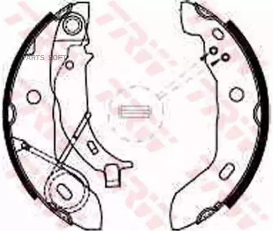 

Тормозные колодки TRW GS8627