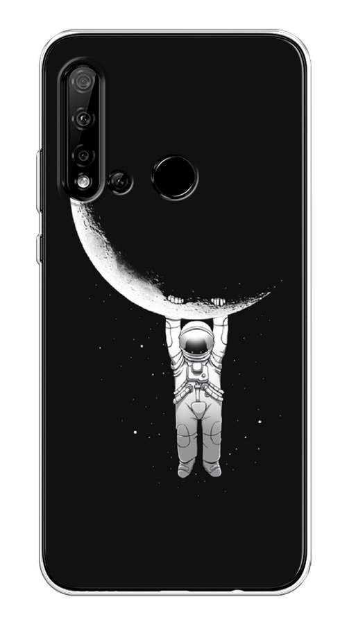 

Чехол Awog на Huawei P20 lite 2019 "Космонавт", Белый;черный, 69750-4