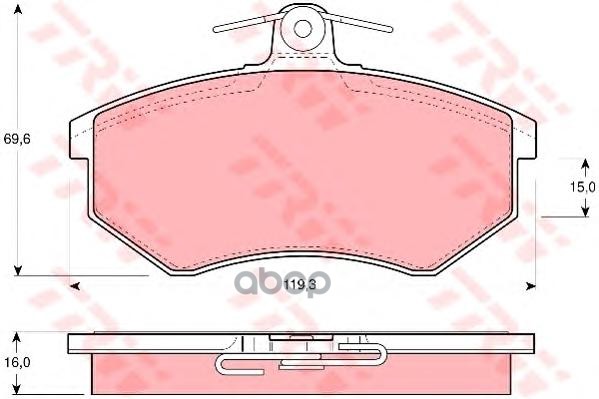 

Тормозные колодки TRW GDB430