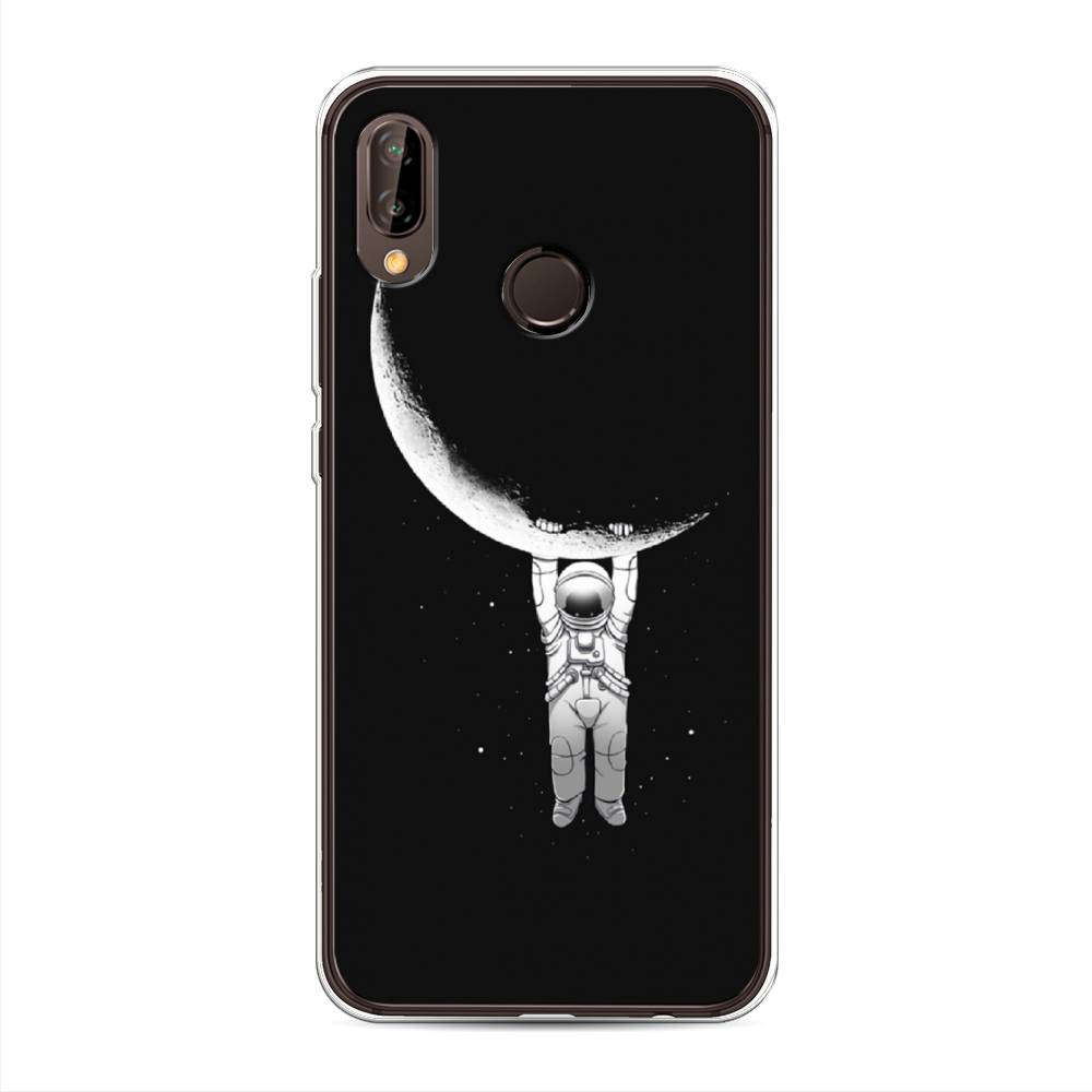 

Чехол Awog на Huawei Nova 3 "Космонавт", Белый;черный, 66150-4