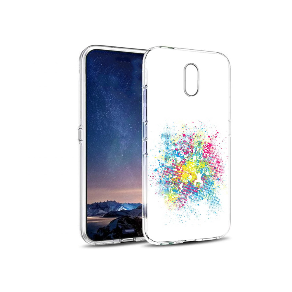 

Чехол MyPads Tocco для BQ 5016G акварель абстракция, Прозрачный, Tocco