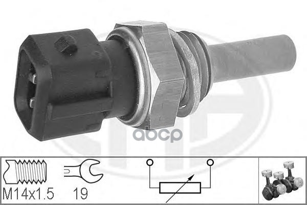 

Датчик температуры охлаждающей жидкости BMW E36/E34/E32/E31 /M14x1,5mm ERA 330129