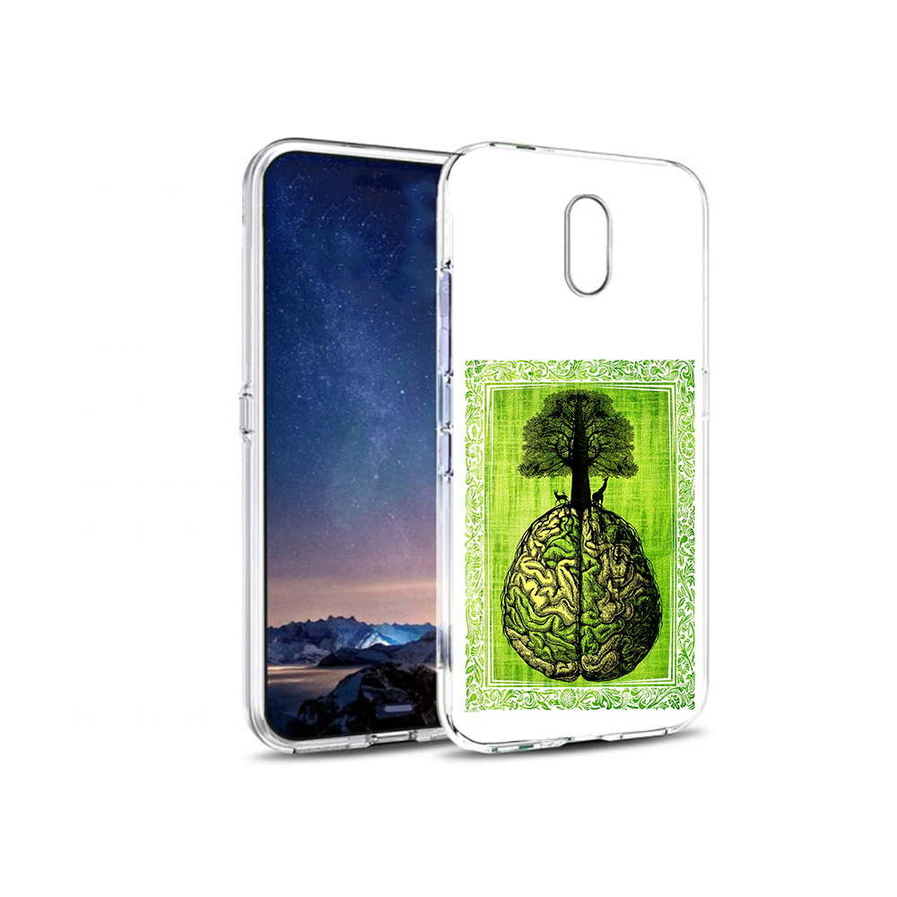 

Чехол MyPads Tocco для BQ 5016G абстракция здоровый мозг, Прозрачный, Tocco
