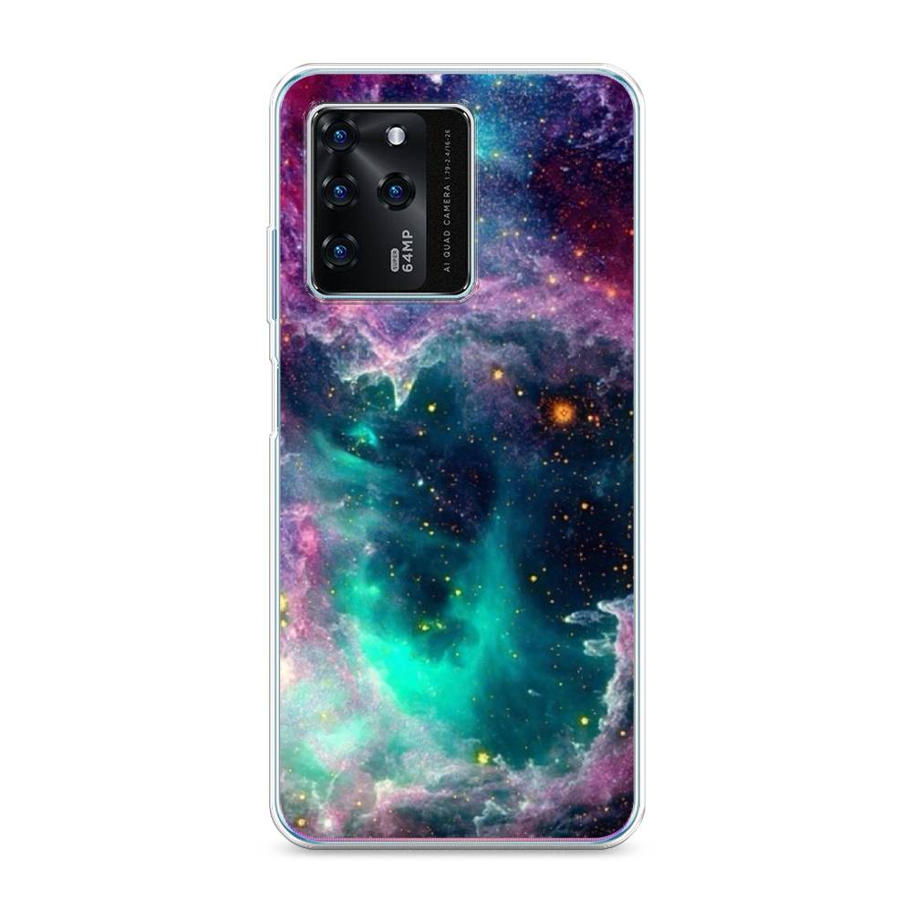 

Чехол на ZTE Blade V30 "Звездные облака", Розовый;бежевый, 135350-2