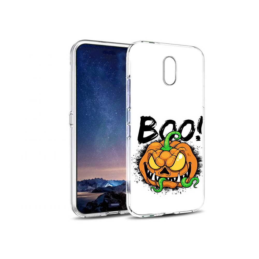 

Чехол MyPads Tocco для BQ 5016G Хэллоуин бу, Прозрачный, Tocco
