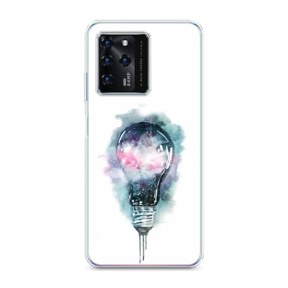 

Чехол на ZTE Blade V30 "Волшебная лампа", Белый;серый, 135350-4