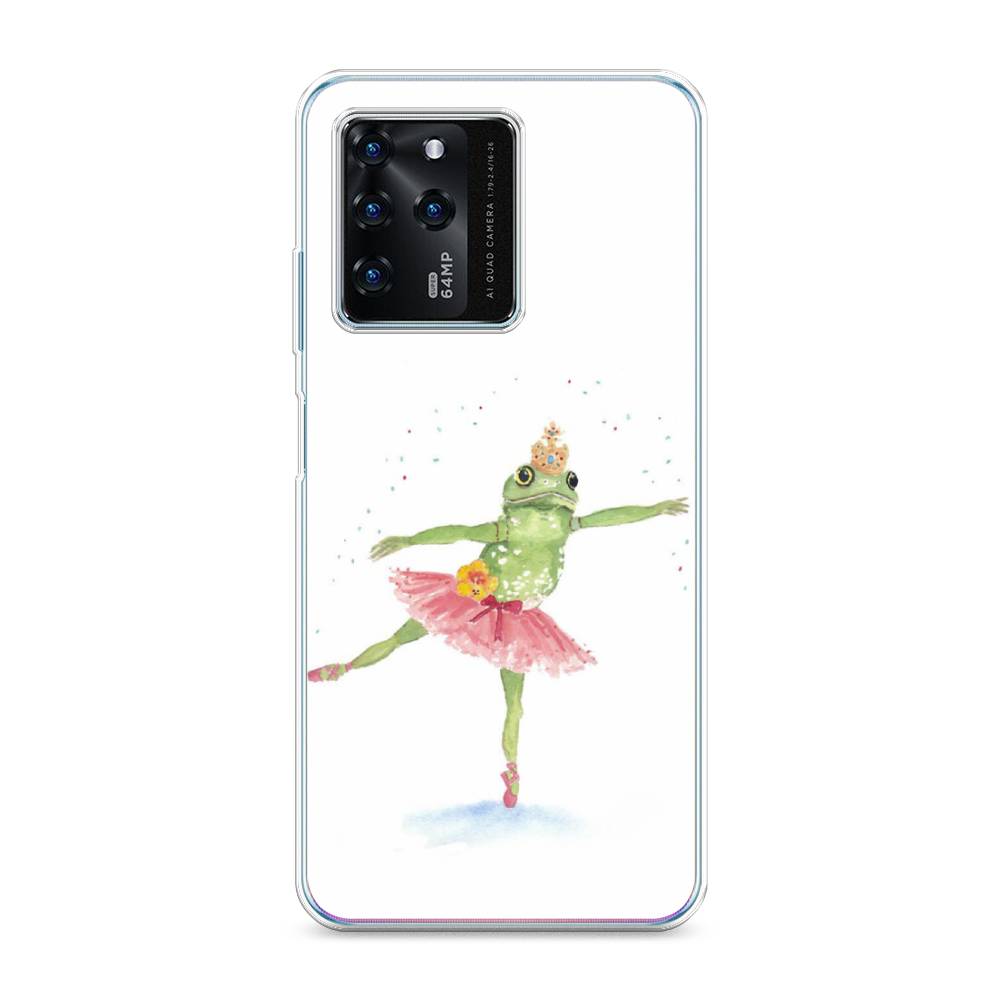 

Чехол на ZTE Blade V30 "Лягушка-балерина", Зеленый, 135350-4