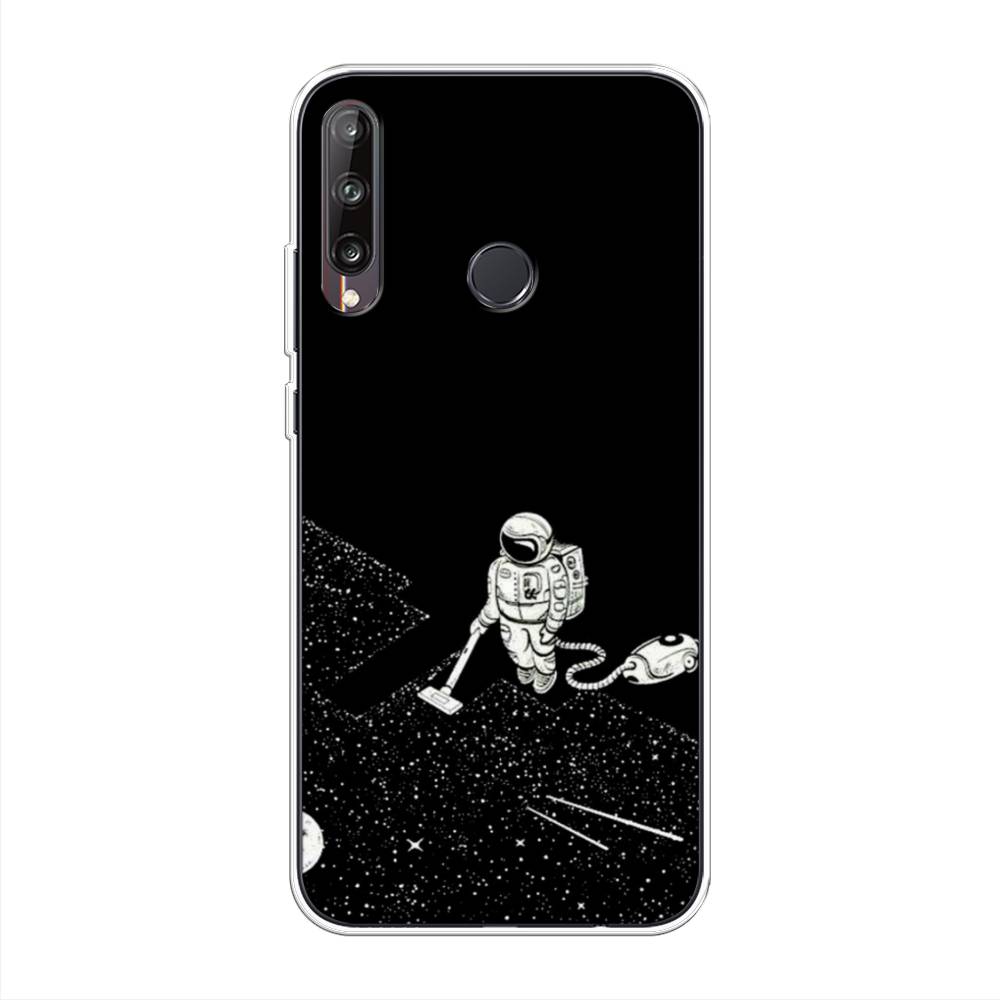 фото Чехол awog "космонавт с пылесосом" для huawei y7p