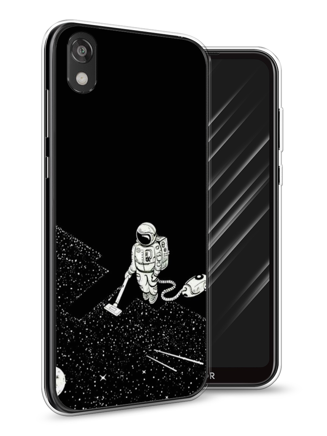 фото Чехол awog "космонавт с пылесосом" для huawei y5 2019