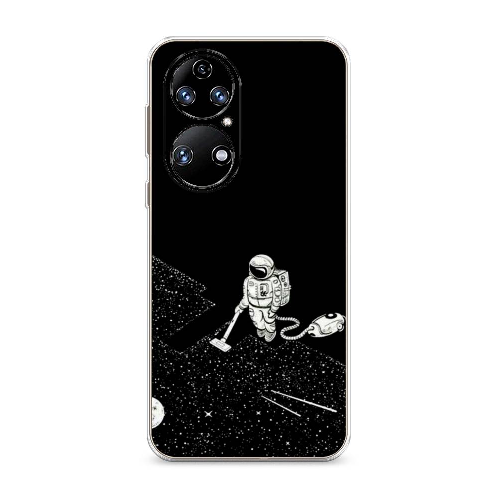 фото Чехол awog "космонавт с пылесосом" для huawei p50