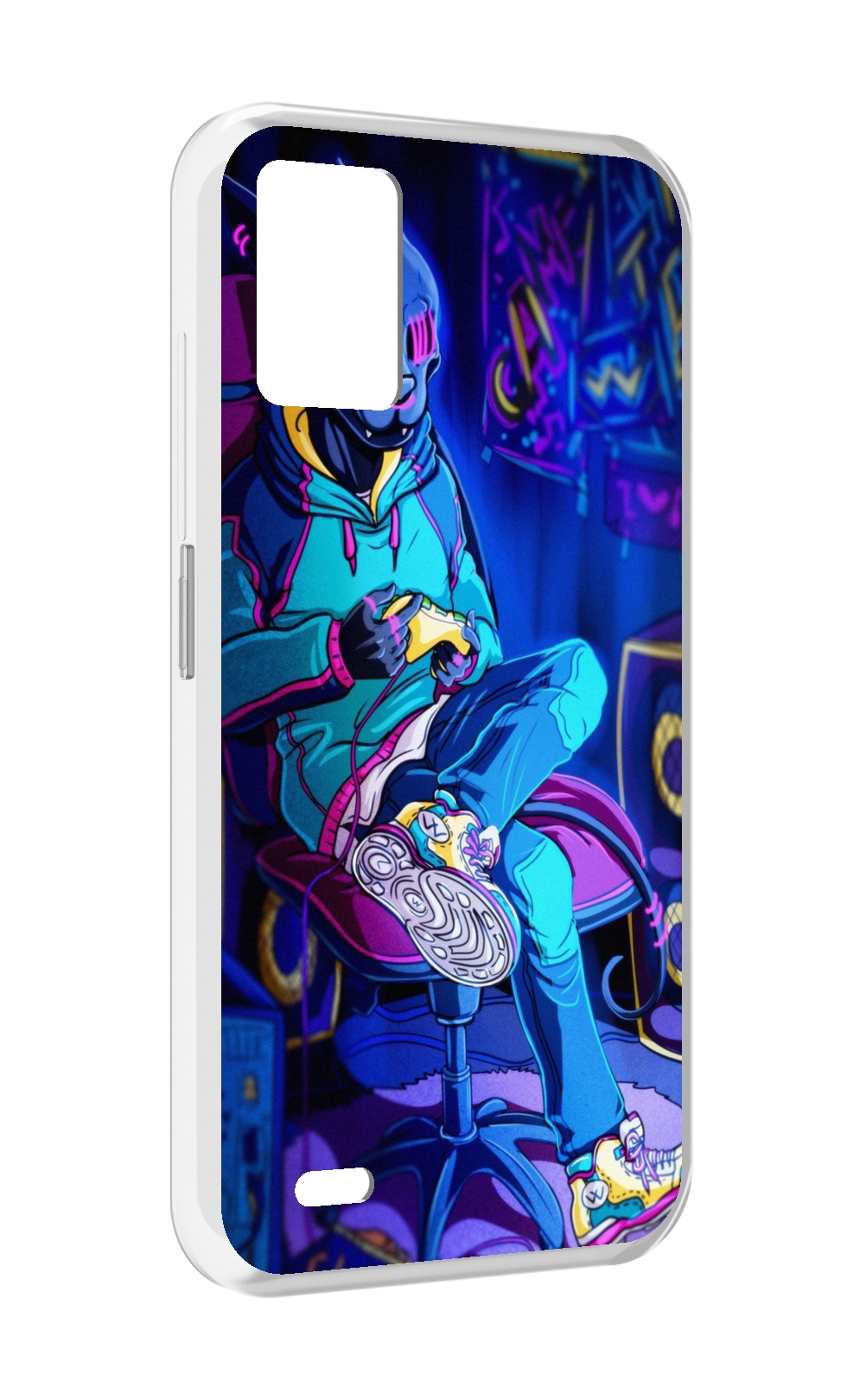 

Чехол MyPads киберпанк игрок для UMIDIGI Bison 1, Прозрачный, Tocco
