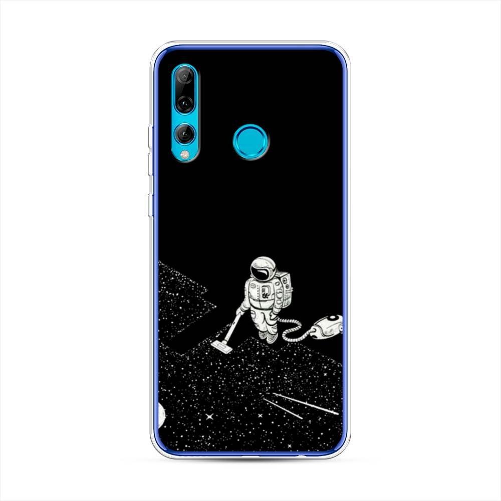 фото Чехол awog "космонавт с пылесосом" для huawei p smart plus 2019