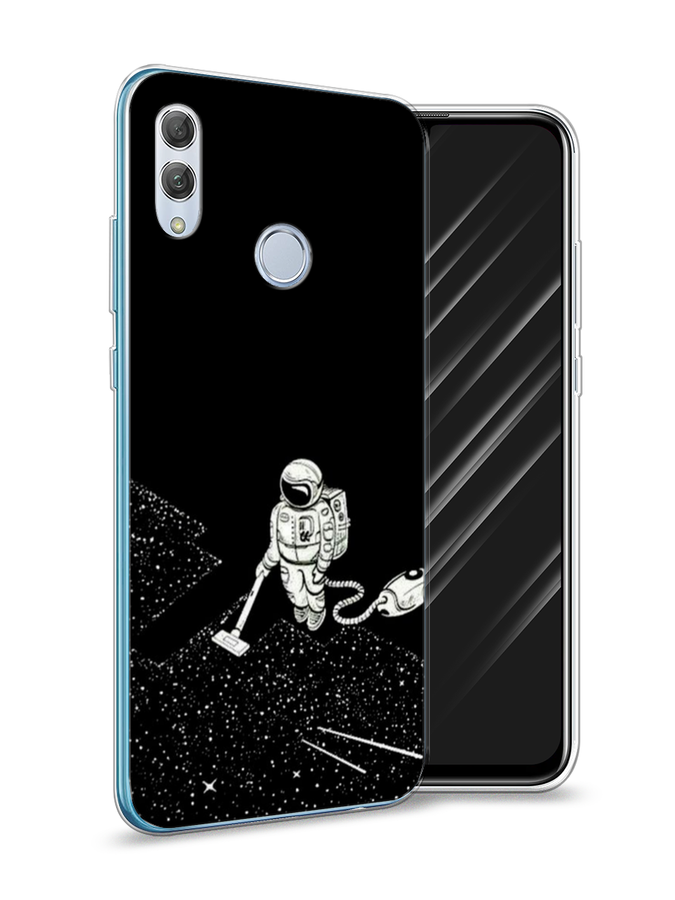 фото Чехол awog "космонавт с пылесосом" для huawei p smart 2019