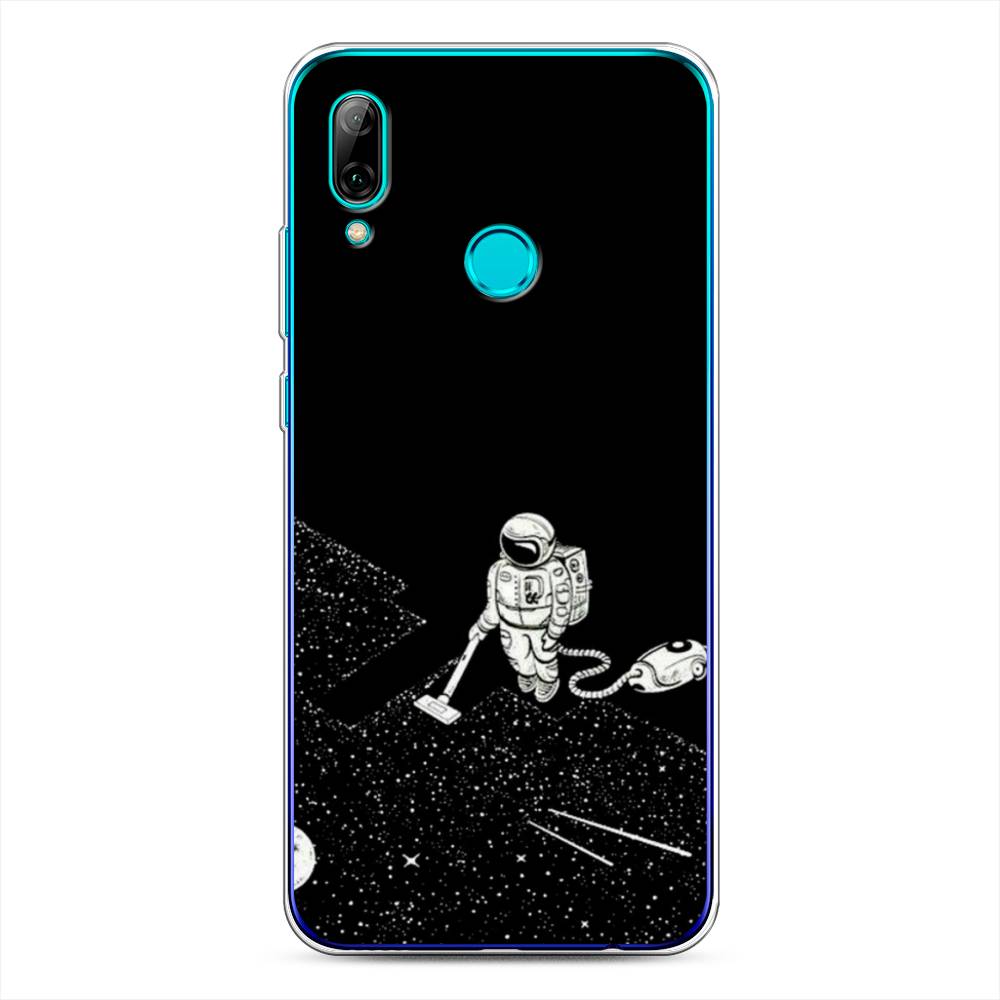 фото Чехол awog "космонавт с пылесосом" для huawei p smart 2019