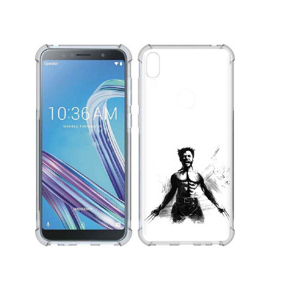

Чехол MyPads Tocco для Asus ZenFone Max Pro (ZB602KL) росомаха, Прозрачный, Tocco