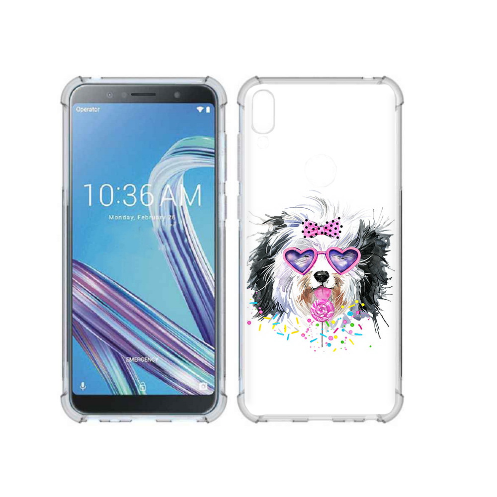 

Чехол MyPads Tocco для Asus ZenFone Max Pro (ZB602KL) пушистик, Прозрачный, Tocco