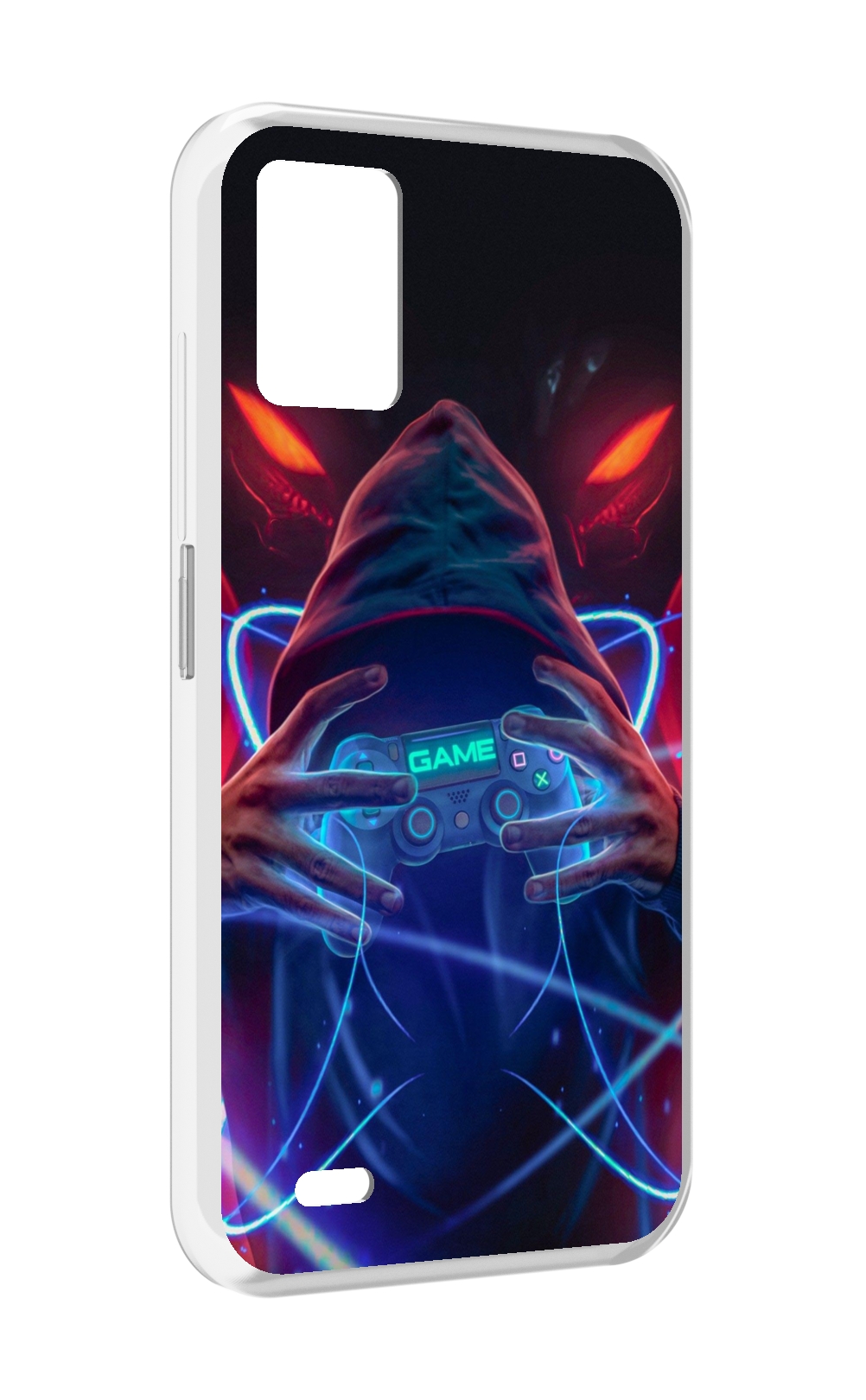 

Чехол MyPads игра джойстик неоновый фон для UMIDIGI Bison 1, Прозрачный, Tocco