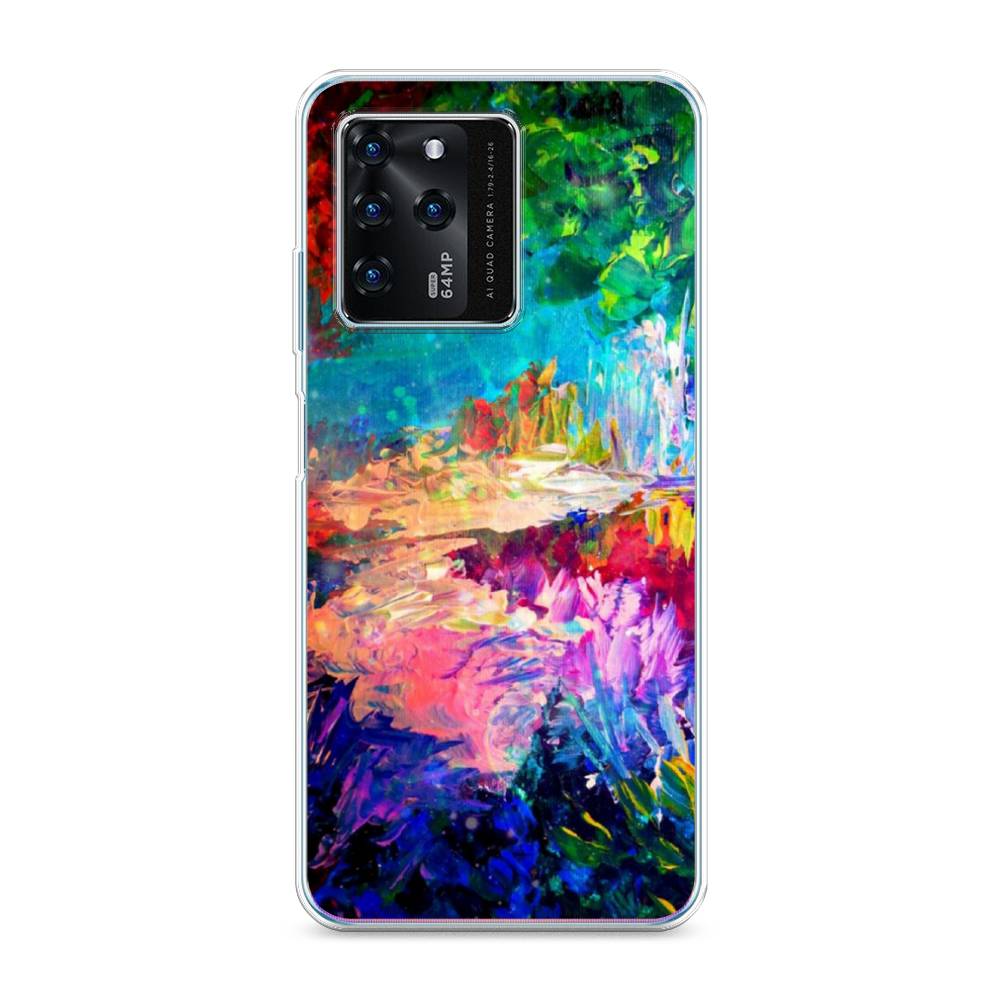 

Чехол на ZTE Blade V30 "Лес-гуашь", Синий;розовый;зеленый, 135350-4