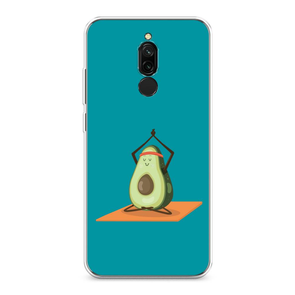 

Чехол для Xiaomi Redmi 8 "Расслабься с авокадо", Голубой, 37150-6