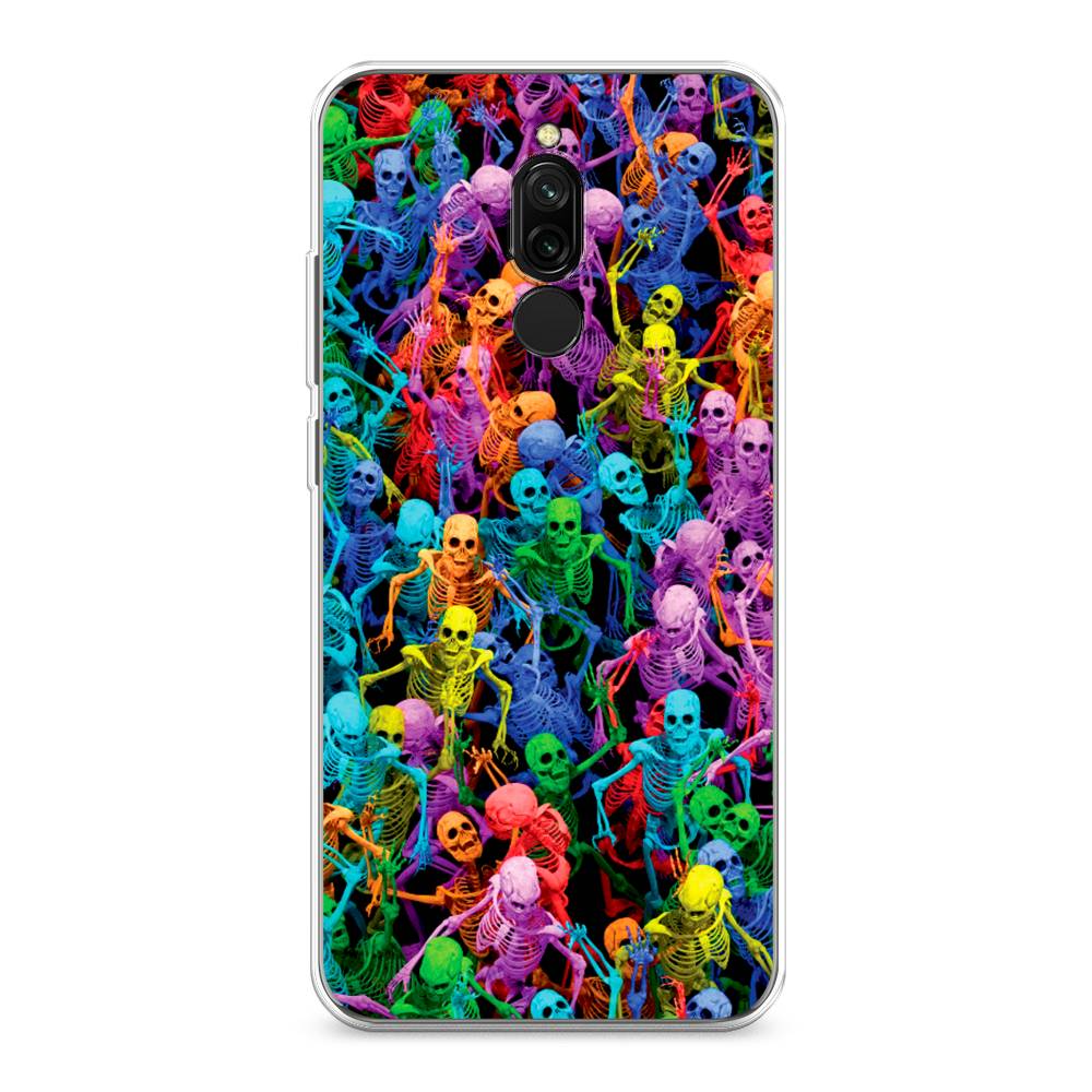 

Чехол для Xiaomi Redmi 8 "Вечеринка скелетов", Фиолетовый;желтый;оранжевый, 37150-6