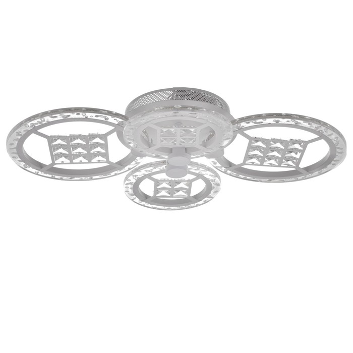 

Люстра с ПДУ 1529/4WT LED 80Вт 3000-6000К диммер белый 60х10 см