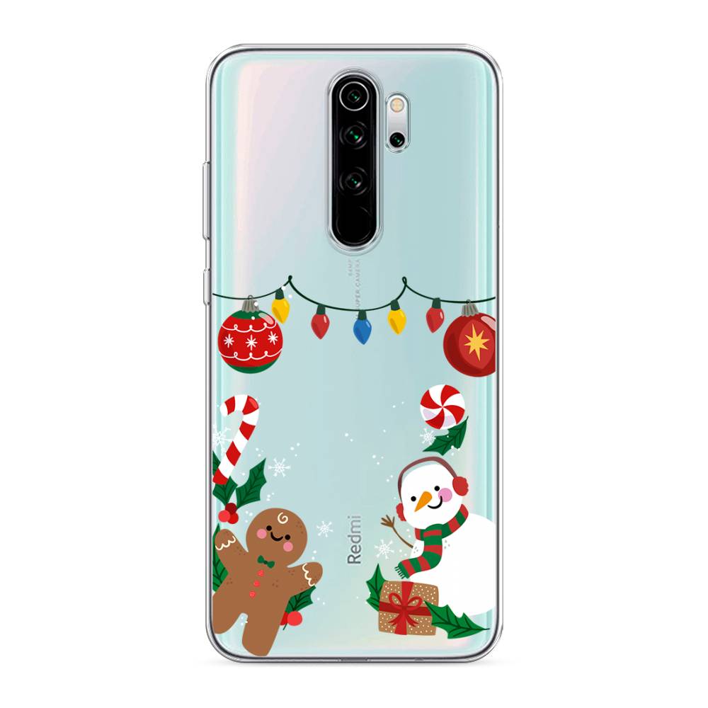 

Чехол для Xiaomi Redmi Note 8 Pro "Новогоднее настроение", Коричневый;красный;зеленый, 36650-5