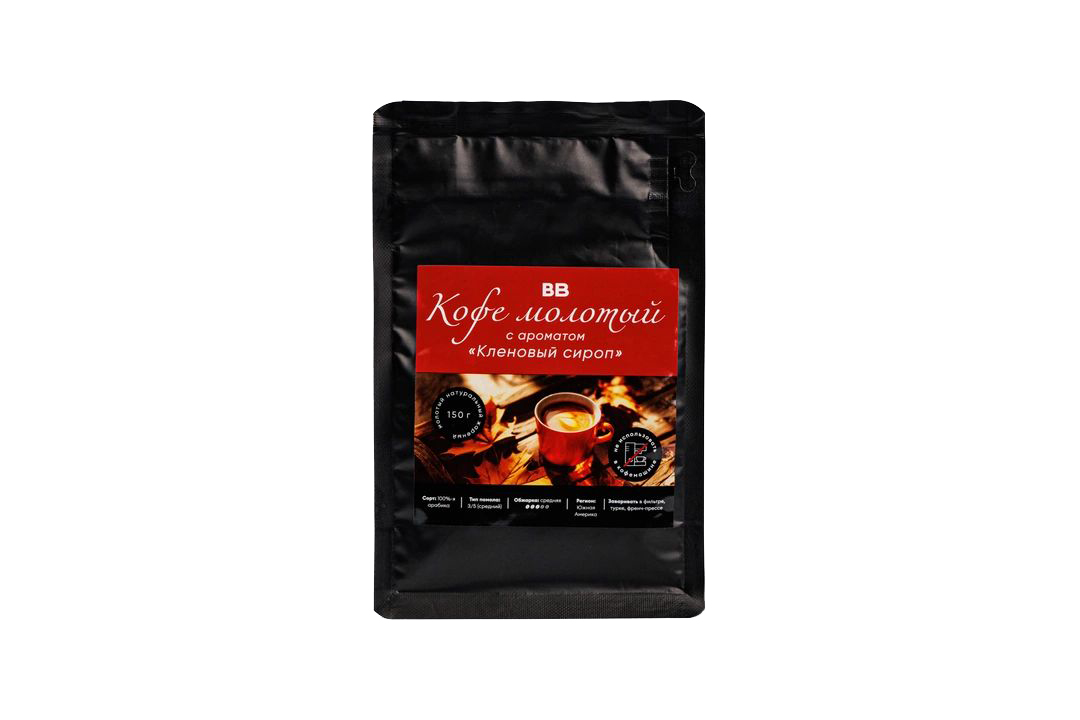 

Кофе молотый ВкусВилл с ароматом Кленовый сироп 150 г