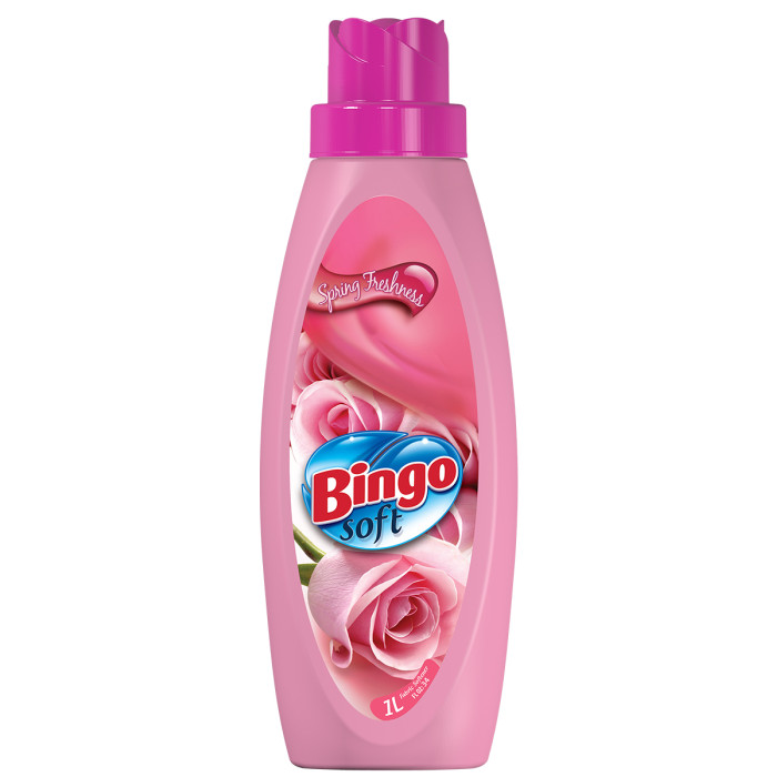 фото Кондиционер для белья bingo spring fresness soft, 1 л, 5067317