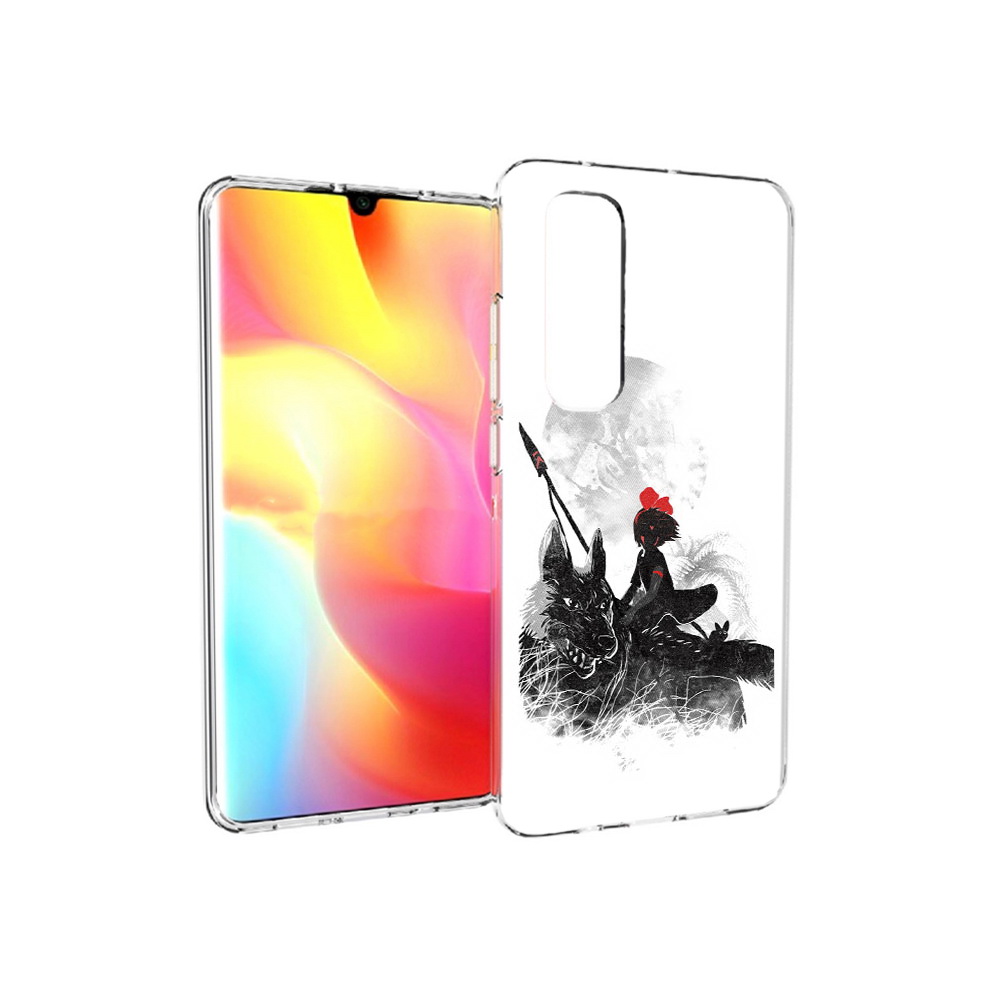 

Чехол MyPads Tocco для Xiaomi Mi Note 10 Lite мононоке (PT149714.254.481), Прозрачный, Tocco