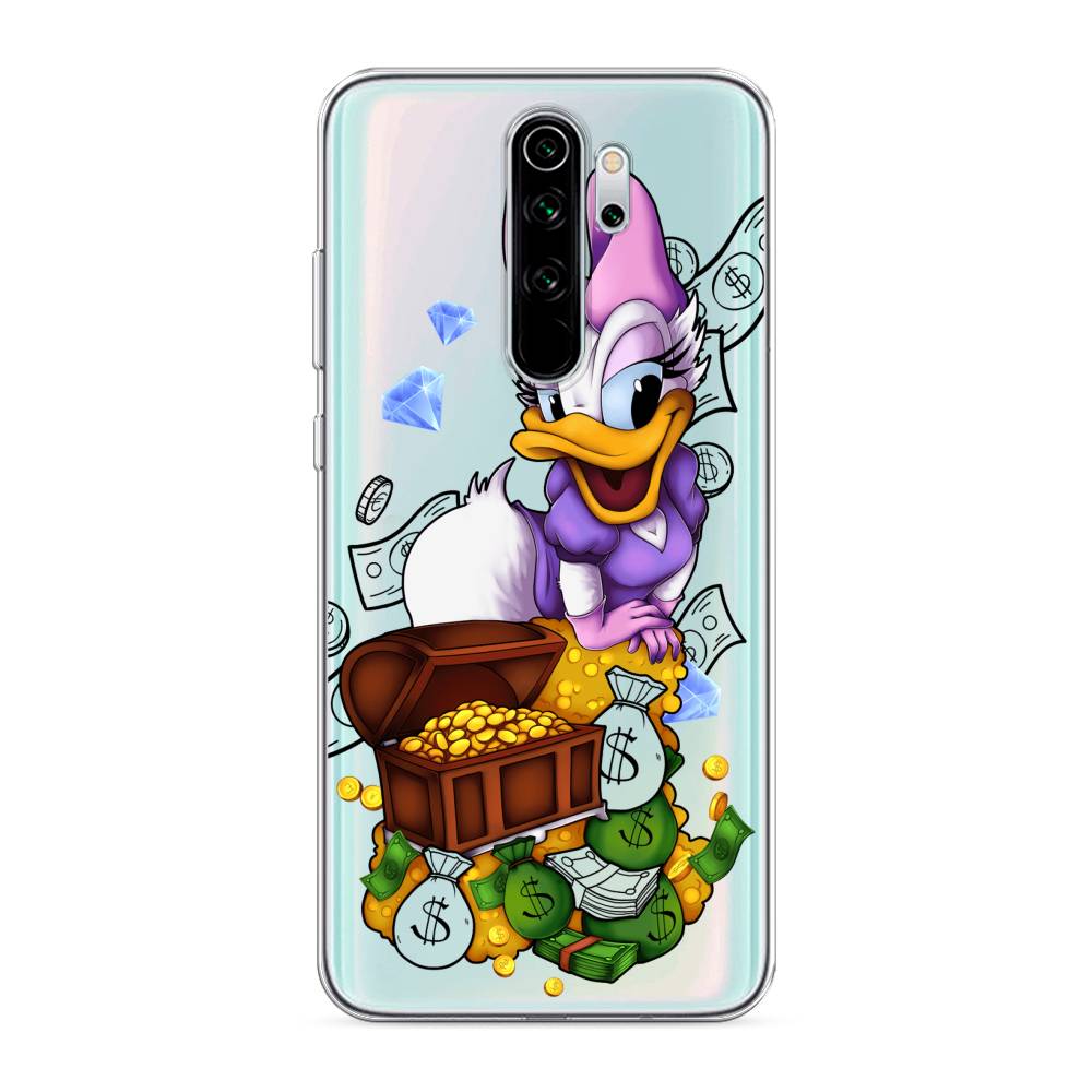 

Чехол на Xiaomi Redmi Note 8 Pro "Rich Daisy Duck", Коричневый;белый;фиолетовый, 36650-6