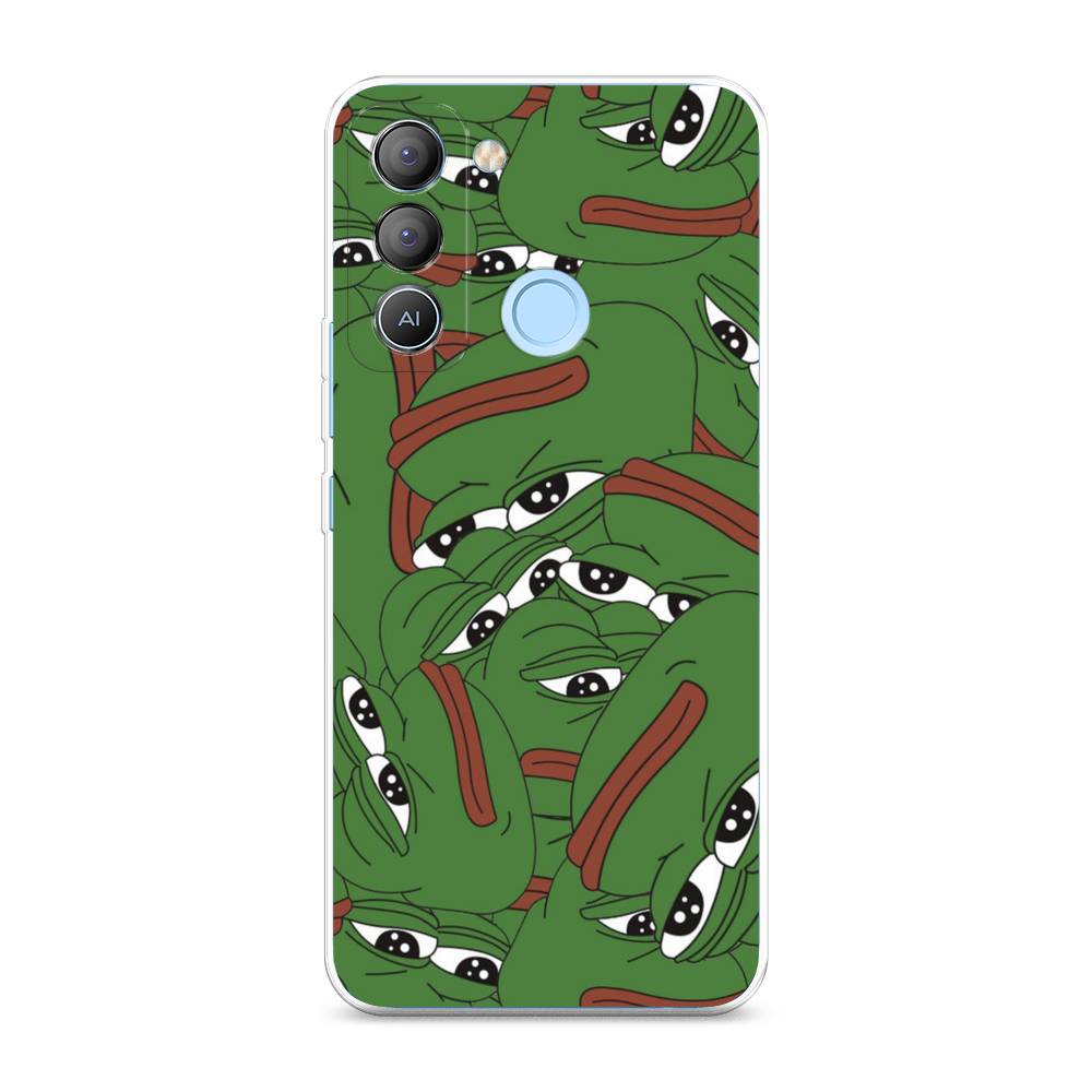 

Чехол Awog на Tecno POP 5 LTE "Печальный frog", Зеленый;белый, 303050-9