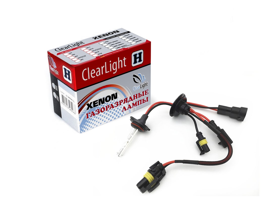 фото Комплект биксеноновых ламп clearlight h4 4300k ближний\дальний (2 шт.)