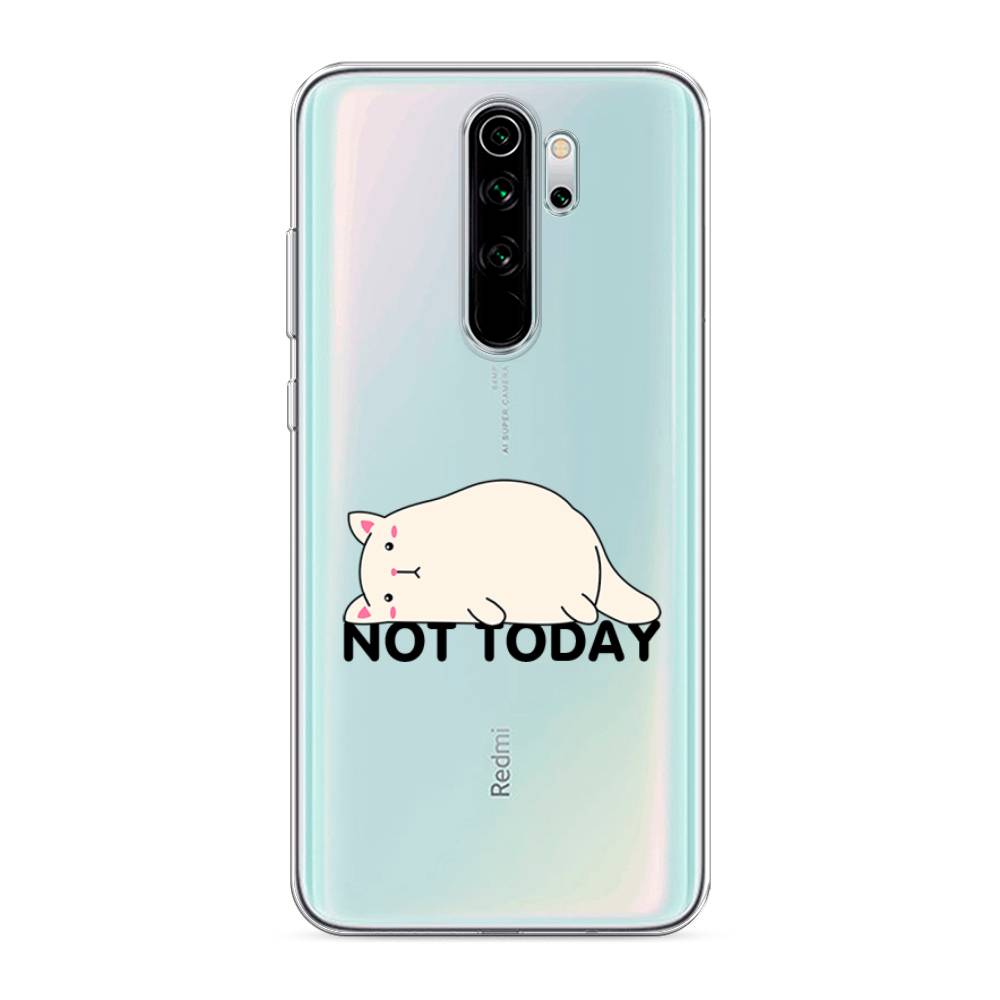 

Чехол на Xiaomi Redmi Note 8 Pro "Cat not today", Белый;розовый;черный, 36650-1