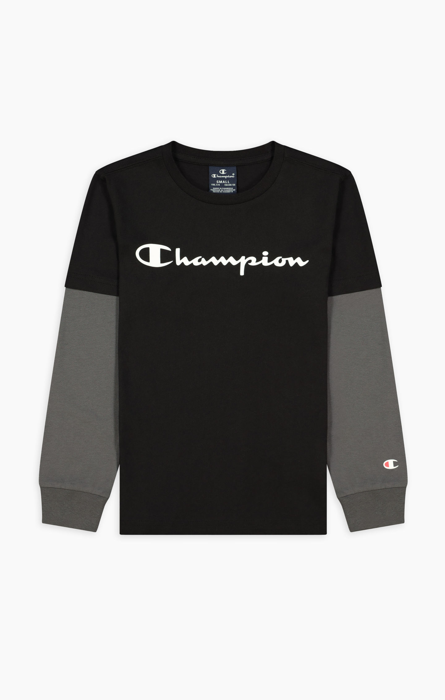 

Лонгслив Champion Legacy SMU ZL Long Sleeve T-Shirt 305367-KK001 р. S, Черный;серый, 305367-KK001
