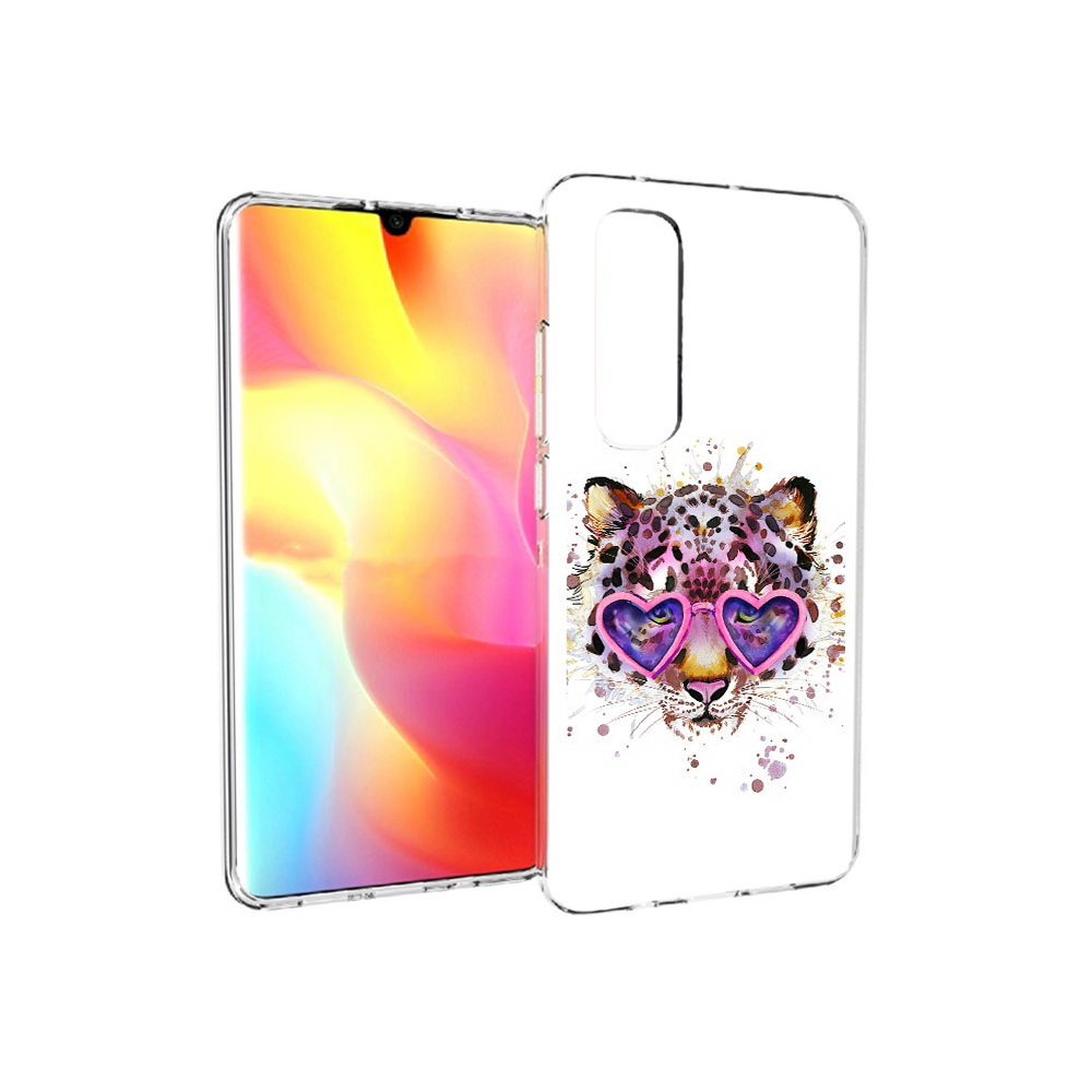 

Чехол MyPads Tocco для Xiaomi Mi Note 10 Lite модный леопард (PT149714.254.480), Прозрачный, Tocco