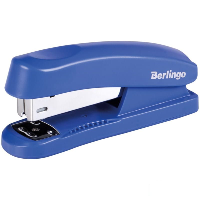 Степлер Berlingo Universal №24/6 - 26/6 до 30 л пластиковый корпус синий (H31001) 12шт
