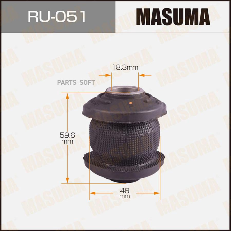 

MASUMA RU-051 Сайлентблок () 1шт