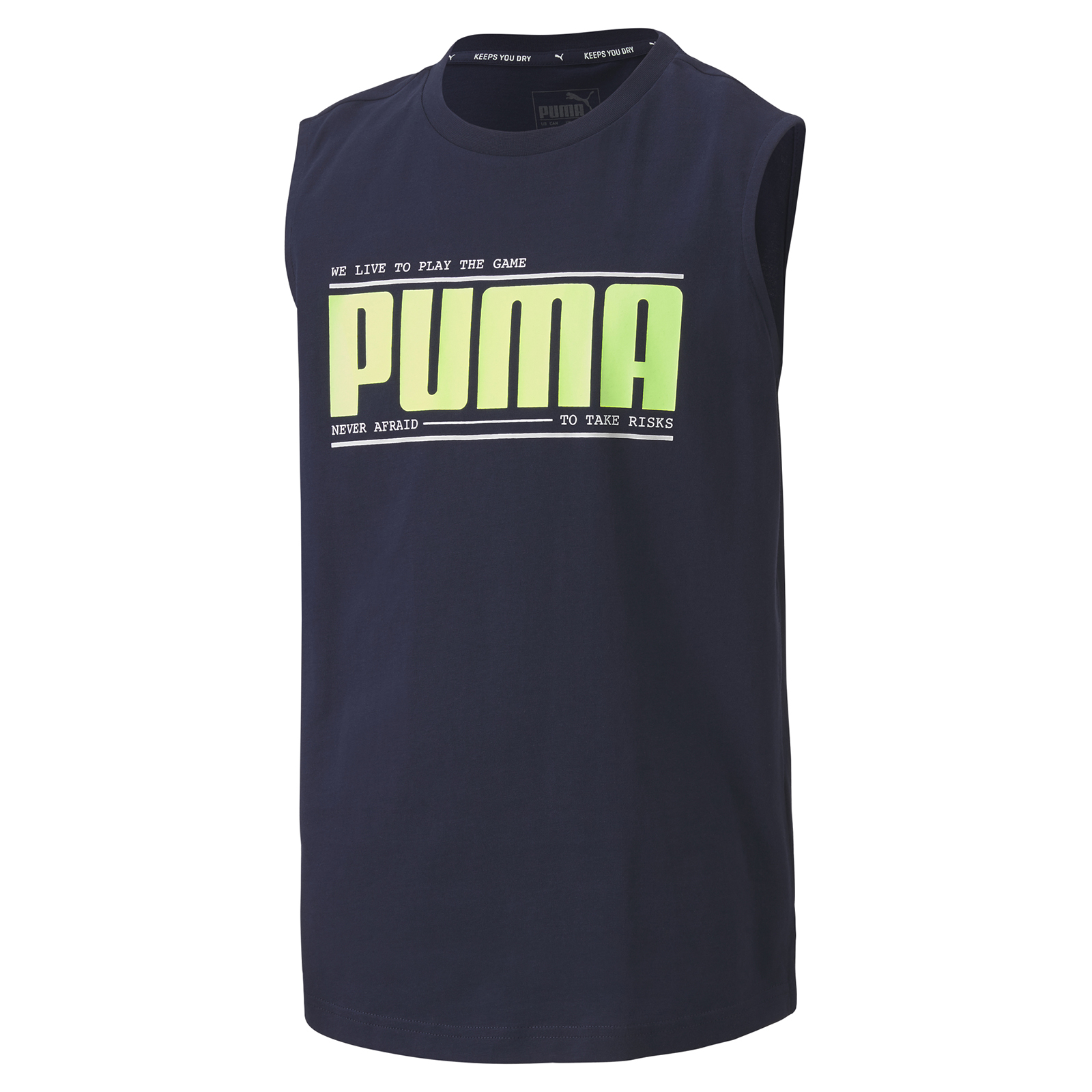 

МайкаPuma Active Sports Sleeveless Tee B Peacoat 58117106 р. 152, 58117106