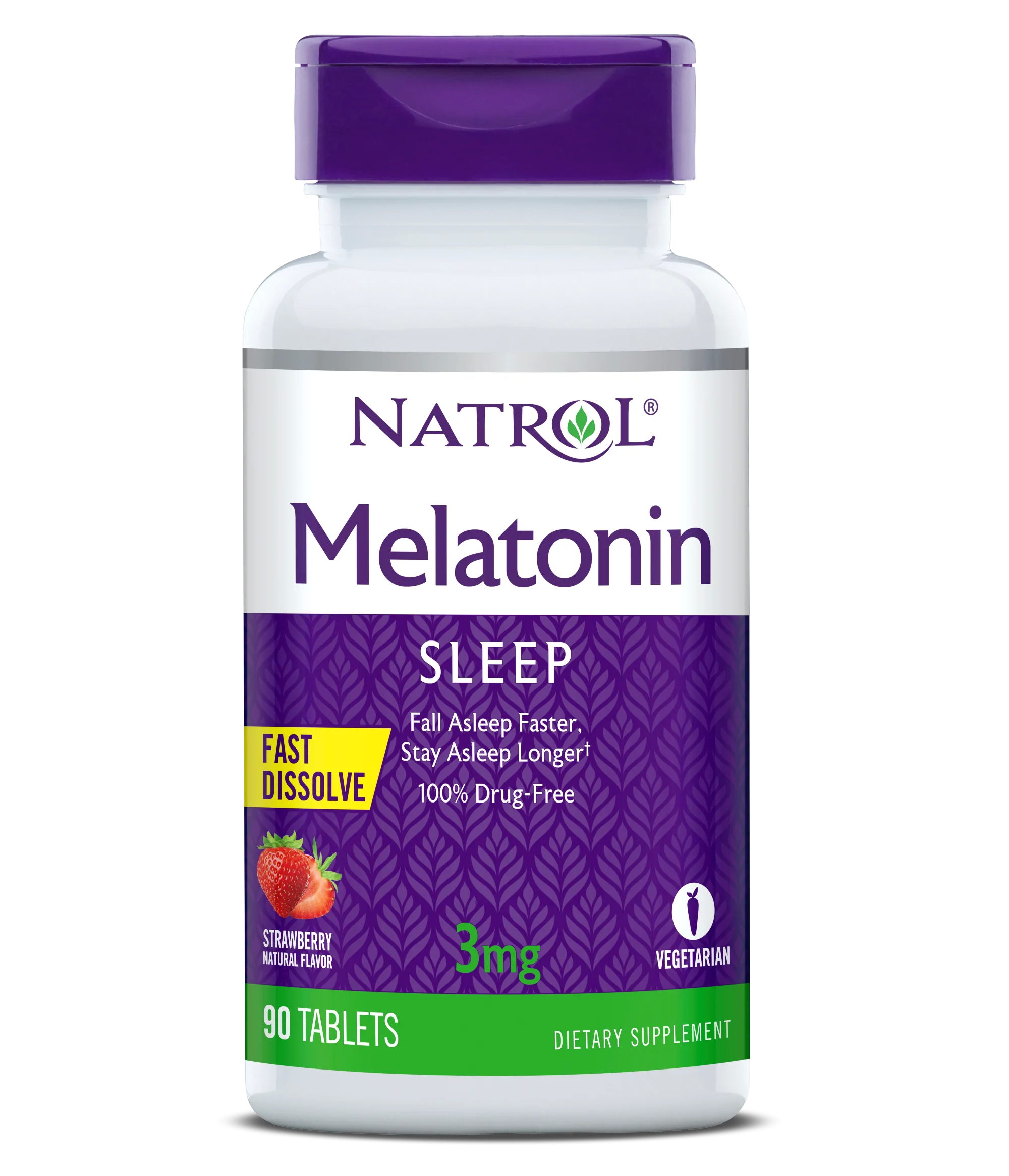 Добавка Natrol Melatonin 3 мг F/D, таблетки 90 шт.